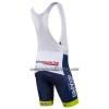 Completo Maglia + Pantaloncino con bretelle 2023 Intermarche Wanty Circus Giallo Blu Bianco